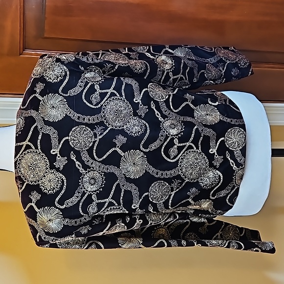 NORTON MCNAUGHTON BLAZER PETITES 6 GOLD BLACK BUTTONS VINTAGE - Picture 6 of 8